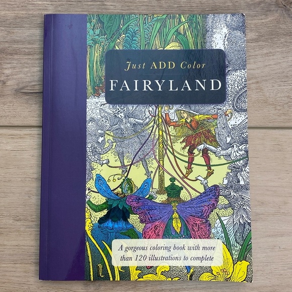 NEW‎ Fairy Coloring Book - Picture 1 of 6